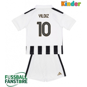 Juventus Kenan Yildiz #10 Replik Heimtrikot Kinder 2026-27 Kurzarm (+ Kurze Hosen)
